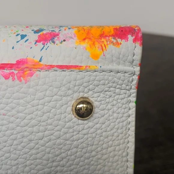 Anca Barbu Sophia Chakras Bright NWOT Handbag Purse Bag Top Handle - Picture 11 of 16